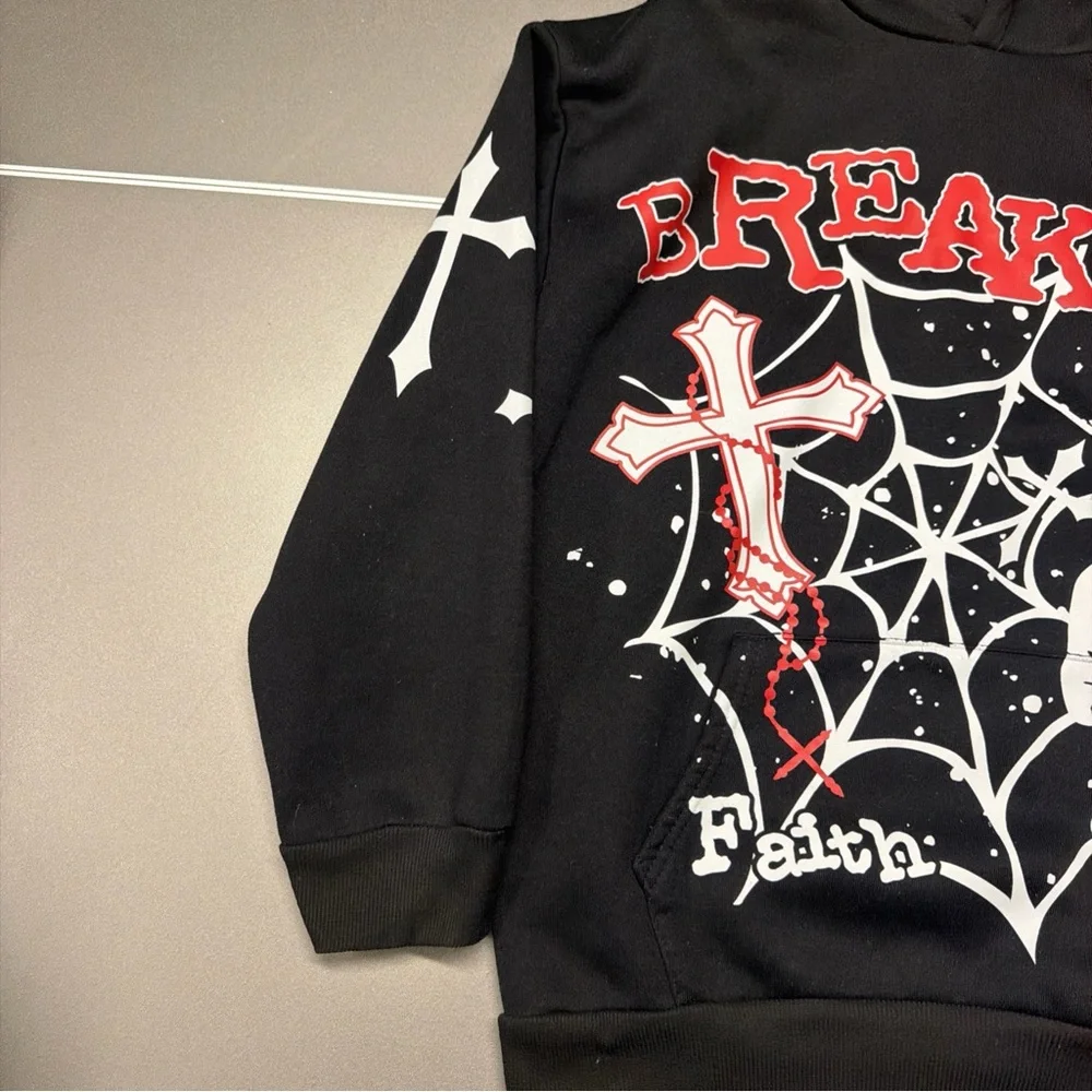 Skull‎ Design Hoodie Long-sleeved Hoodie Men's small